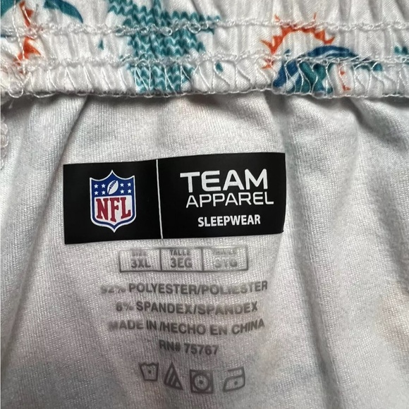 NFL Miami Dolphins pajama pants 3XL drawstring Christmas - Picture 5 of 5